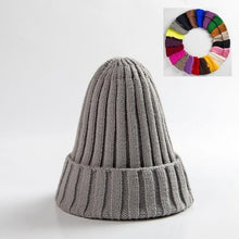 Load image into Gallery viewer, Unisex Hat Cotton Blends Solid Warm Soft HIP HOP Knitted Hats Men Winter Caps Women&#39;s Skullies Beanies, FREE SHIPPING!
