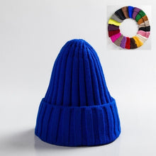 Load image into Gallery viewer, Unisex Hat Cotton Blends Solid Warm Soft HIP HOP Knitted Hats Men Winter Caps Women&#39;s Skullies Beanies, FREE SHIPPING!
