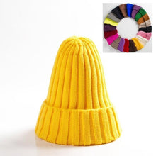 Load image into Gallery viewer, Unisex Hat Cotton Blends Solid Warm Soft HIP HOP Knitted Hats Men Winter Caps Women&#39;s Skullies Beanies, FREE SHIPPING!
