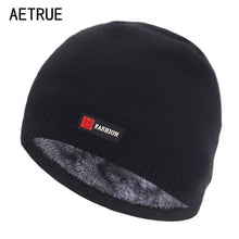 Load image into Gallery viewer, Skullies Beanies Men Winter Hat Women Knitted Hats For Men Cap Winter Beanie Hat Gorro Thick Warm Brimless Fur Bonnet Men&#39;s Cap, FREE SHIPPING!
