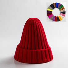 Load image into Gallery viewer, Unisex Hat Cotton Blends Solid Warm Soft HIP HOP Knitted Hats Men Winter Caps Women&#39;s Skullies Beanies, FREE SHIPPING!
