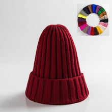 Load image into Gallery viewer, Unisex Hat Cotton Blends Solid Warm Soft HIP HOP Knitted Hats Men Winter Caps Women&#39;s Skullies Beanies, FREE SHIPPING!
