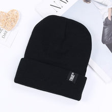 Load image into Gallery viewer, Winter Knitted Skullies Beanies Winter Letter True Hat Soft Hip Hop Hat For Men Women Casual Beanies Bonnet Unisex Solid Cap, FREE SHIPPING!
