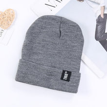 Load image into Gallery viewer, Winter Knitted Skullies Beanies Winter Letter True Hat Soft Hip Hop Hat For Men Women Casual Beanies Bonnet Unisex Solid Cap, FREE SHIPPING!
