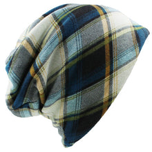 Load image into Gallery viewer, Autumn Winter Hats For Women Skullies And Beanies Men Hat Unisex Plaid Design Contrast Color Ladies Hat BHT022, FREE SHIPPING!
