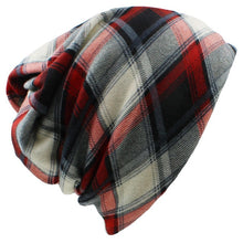 Load image into Gallery viewer, Autumn Winter Hats For Women Skullies And Beanies Men Hat Unisex Plaid Design Contrast Color Ladies Hat BHT022, FREE SHIPPING!
