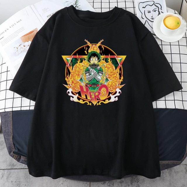 My Hero Academia Cute Anime T Shirt Women Casual Harajuku Tee Oversize Female T-Shirt, FREE SHIPPING!