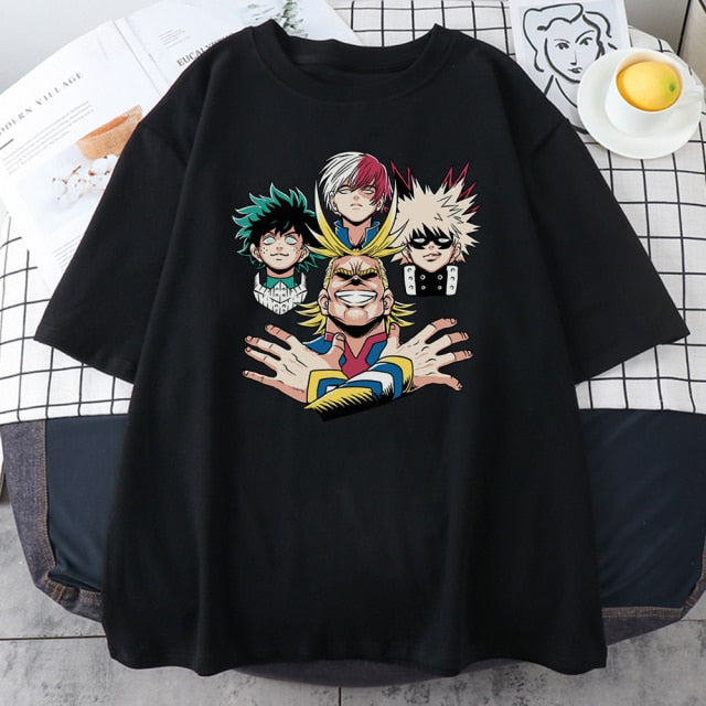 My Hero Academia Cute Anime T Shirt Women Casual Harajuku Tee Oversize Female T-Shirt, FREE SHIPPING!