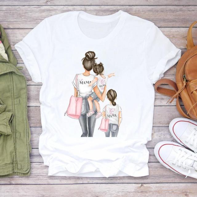 Women Cartoon, Super Mom Life, Mama, Mother, Lady T-shirts, Top T Shirt, Ladies Women Graphic, Female Tee, T-Shirt, FREE SHIPPING!