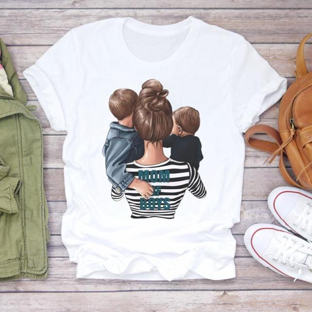 Women Cartoon, Super Mom Life, Mama, Mother, Lady T-shirts, Top T Shirt, Ladies Women Graphic, Female Tee, T-Shirt, FREE SHIPPING!