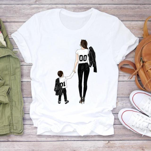 Women Cartoon, Super Mom Life, Mama, Mother, Lady T-shirts, Top T Shirt, Ladies Women Graphic, Female Tee, T-Shirt, FREE SHIPPING!