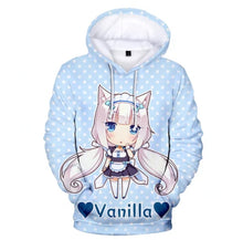 Load image into Gallery viewer, New 3D NEKOPARA Hoodie Sweatshirts Long Sleeve Hip Hop Harajuku Hoodies Winter Warm Sweatshirts Pullover Fashion Hoody Tops, FREE SHIPPING!
