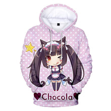 Load image into Gallery viewer, New 3D NEKOPARA Hoodie Sweatshirts Long Sleeve Hip Hop Harajuku Hoodies Winter Warm Sweatshirts Pullover Fashion Hoody Tops, FREE SHIPPING!
