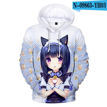 Load image into Gallery viewer, New 3D NEKOPARA Hoodie Sweatshirts Long Sleeve Hip Hop Harajuku Hoodies Winter Warm Sweatshirts Pullover Fashion Hoody Tops, FREE SHIPPING!
