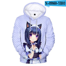 Load image into Gallery viewer, New 3D NEKOPARA Hoodie Sweatshirts Long Sleeve Hip Hop Harajuku Hoodies Winter Warm Sweatshirts Pullover Fashion Hoody Tops, FREE SHIPPING!
