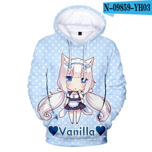 Load image into Gallery viewer, New 3D NEKOPARA Hoodie Sweatshirts Long Sleeve Hip Hop Harajuku Hoodies Winter Warm Sweatshirts Pullover Fashion Hoody Tops, FREE SHIPPING!
