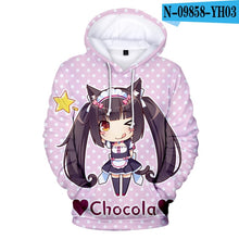 Load image into Gallery viewer, New 3D NEKOPARA Hoodie Sweatshirts Long Sleeve Hip Hop Harajuku Hoodies Winter Warm Sweatshirts Pullover Fashion Hoody Tops, FREE SHIPPING!
