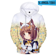 Load image into Gallery viewer, New 3D NEKOPARA Hoodie Sweatshirts Long Sleeve Hip Hop Harajuku Hoodies Winter Warm Sweatshirts Pullover Fashion Hoody Tops, FREE SHIPPING!
