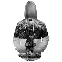 Load image into Gallery viewer, Fashion T-shirt Explosion Mushroom Cloud, 3d Print Casual Hooded Jacket Hoodies Sweatshirts, FREE SHIPPING!
