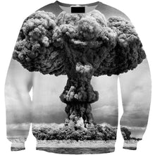 Load image into Gallery viewer, Fashion T-shirt Explosion Mushroom Cloud, 3d Print Casual Hooded Jacket Hoodies Sweatshirts, FREE SHIPPING!
